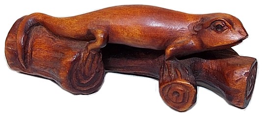 нецка ящерица, японская нэцке