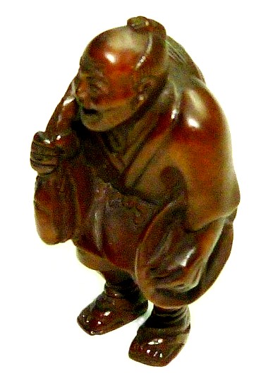 японская нэцкэ Актер с маской