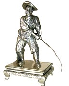серебряная статуэтка основателя замка Эдо