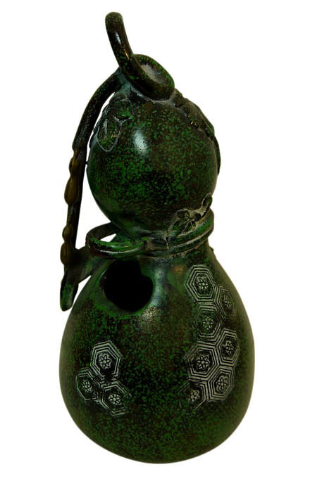 японская бронзовая ваза в виде тыквы-горлянки, 1920-е гг.
