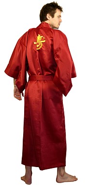 японское мужское кимоно Бакуфу с вышивкой, сделано в Японии