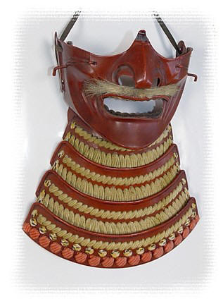 зашитная маска самурайских доспехов