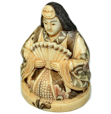 Императрица, японская нэцка из слоновой кости, 1890-е гг.