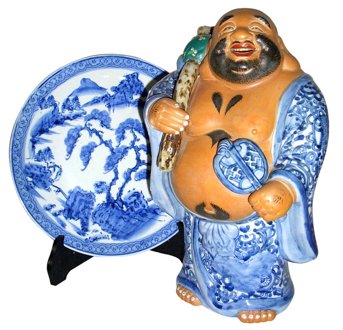 Хотэй, один из Семи Богов Счастья, 1920-е гг. Япония, Кутани