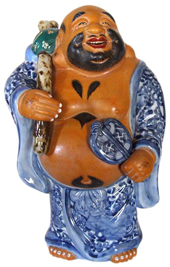 Хотэй, один из Семи Богов Счастья, 1920-е гг. Япония, Кутани