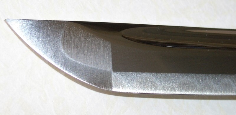 самурайский меч катана, деталь: киссаки